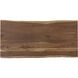 Mickey 62 X 31 inch Smoke Brown / Antique Brass Desk